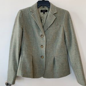 Talbot’s Women’s Spring Jacket Color Green size 8 Work Career Casual